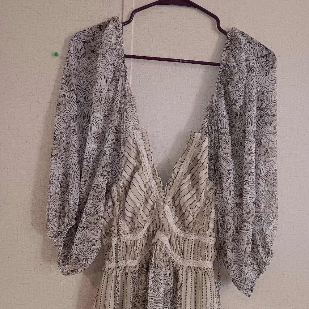 Free People 'You're A Jewel' Printed Maxi Dress Size S - Picture 4 of 8